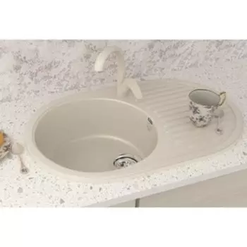 Мойка кухонная Ulgran U107-328, 720х455 мм, цвет бежевый