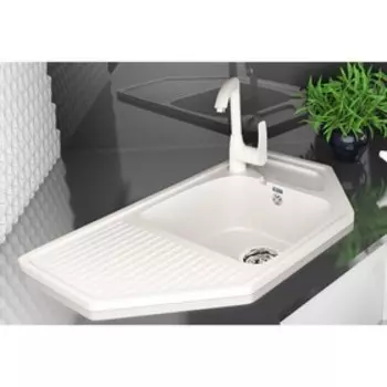 Мойка кухонная Ulgran U109-331, 780х490 мм, цвет белый