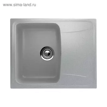 Мойка кухонная Ulgran U201-310, 580х470 мм, цвет серый