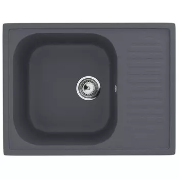 Мойка кухонная Ulgran U202-343, 640х490 мм, цвет антрацит