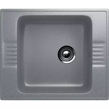 Мойка кухонная Ulgran U204-309, 585х495 мм, цвет темно-серый