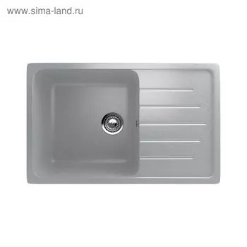 Мойка кухонная Ulgran U400-310, 750х495 мм, цвет серый