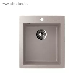 Мойка кухонная Ulgran U404-302, 495 х 420 мм, цвет песочный