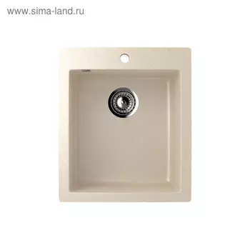 Мойка кухонная Ulgran U404-328, 495 х 420 мм, цвет бежевый