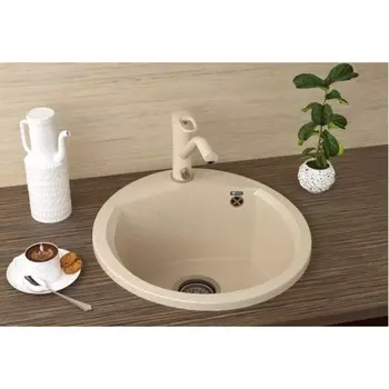 Мойка кухонная Ulgran U407-310, 460х480 мм, цвет серый