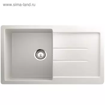 Мойка кухонная Ulgran U507-341, 770х495 мм, цвет ультра-белый