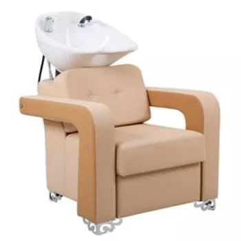 Мойка парикмахерская MANZANO, Alto, цвет светло-коричневый / шоколадный