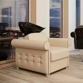 Мойка парикмахерская MANZANO, Venetto, цвет Слоновая кость #8 / Шоколад #3