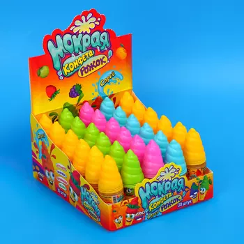 Мокрая конфета-спрей "Рожок", 25 мл