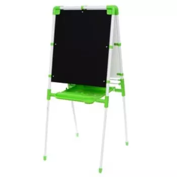 Мольберт детский двусторонний «Доска знаний», регулируется по высоте, учебные принадлежности, салатовый