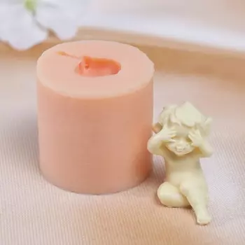 Молд силиконовый «Ангел руки на глазах», 3.53.42.4