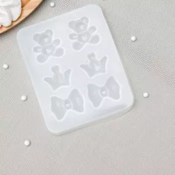 Силиконовый молд «Атрибуты принцессы», 129,51 см, ячейка 3,53 см