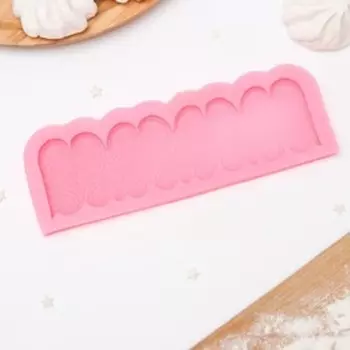 Силиконовый молд «Ажурные сердца», 1860,8 см, цвет МИКС