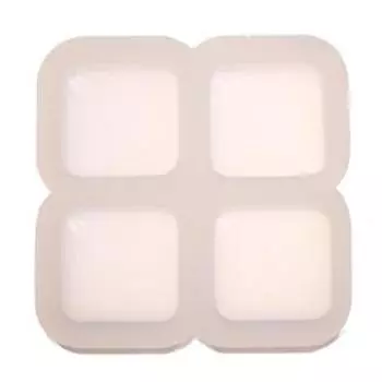 Молд четырёх квадратов, 4 квадрата, 24×24 мм