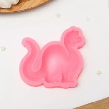 Молд «Динозавр», силикон, 8812 см, розовый