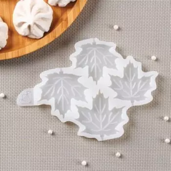 Молд «Кленовые листья», 16×12 см, цвет прозрачный