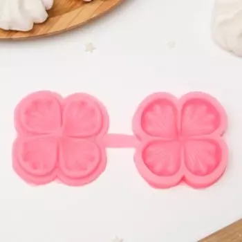 Силиконовый молд «Клевер», 1461 см, цвет МИКС