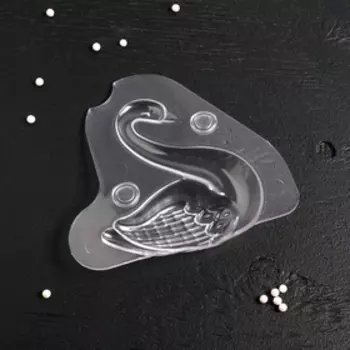 Молд для шоколада «Лебедь», 134.714.5 см, прозрачный