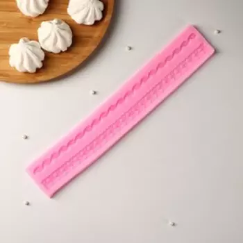 Молд «Креол», силикон, 305.30.7 см, розовый