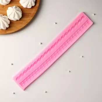 Молд «Креол», силикон, 305.30.7 см, розовый