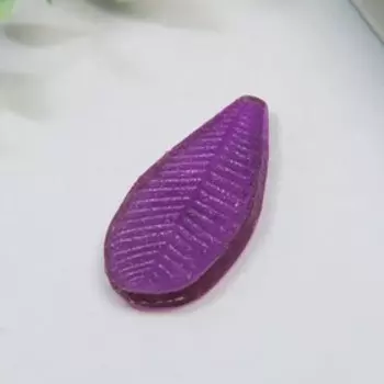 Молд акриловый "Лист плюмерии малый" 4х2 см