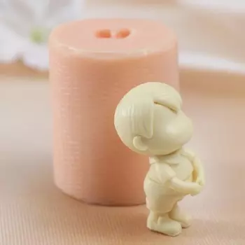 Молд силиконовый " Мальчик" 4,5х4,2х5,5 см (издел. 5х2,5х2,7 см)