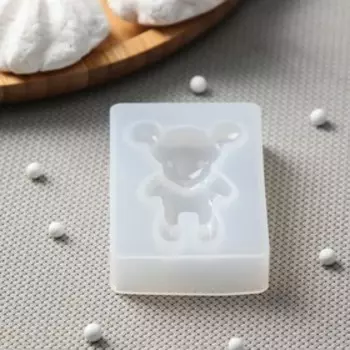 Силиконовый молд «Мишутка», 75 см, цвет белый