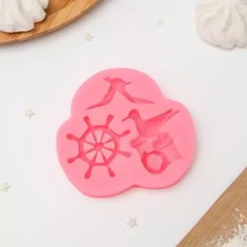 Силиконовый молд «Морская чайка», 9,591,5 см, цвет МИКС