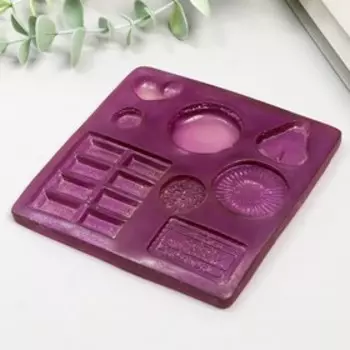Молд "Набор шоколадок" 12х12 см