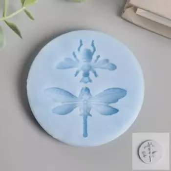 Молд силиконовый "Насекомые" 4х2,5 см; 3х2,2 см МИКС