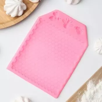 Молд Доляна «Пчелиные соты», силикон, 1712.50.5 см, МИКС