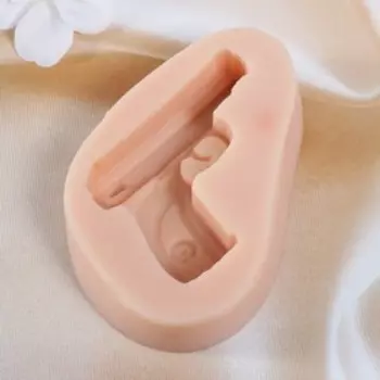 Молд "Пистолет №2" 10х6,5 см МИКС