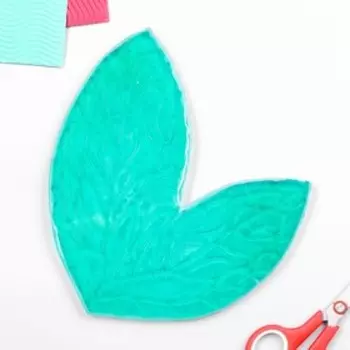 Молд пластик "Лепесток" 20х19 см МИКС