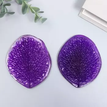 Молд пластик st-0175 "Лист клубники" 6х7,5 см МИКС