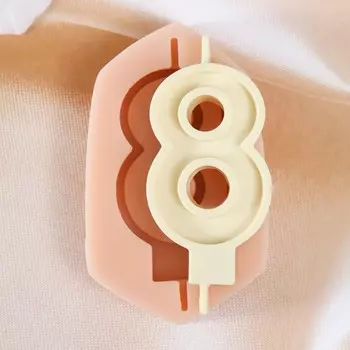 Молд под свечу "Восемь" 3,8х8,5х1 см