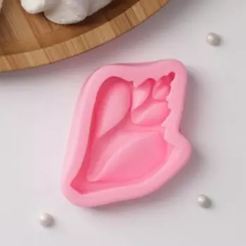 Силиконовый молд «Раковина», 7,55,51,2 см, цвет МИКС