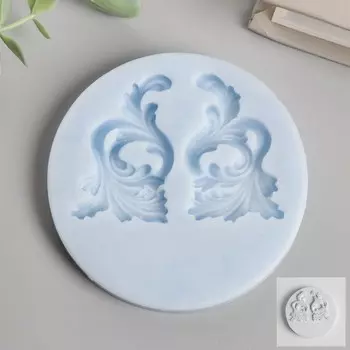 Молд силиконовый "Растительные завитки" 4,5х3 см