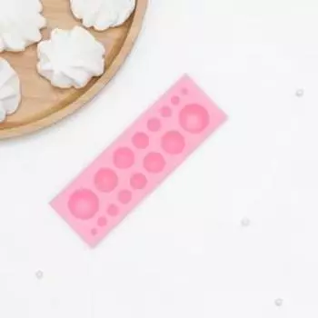 Молд «Полусферы», 14×4,5×1,5 см, цвет МИКС