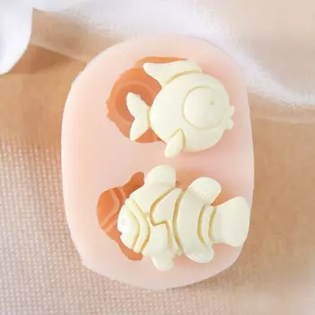 Молд "Рыбки" 1,8х2,4х0,5, 1,7х2х0,8 см