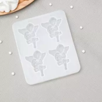 Силиконовый молд «Серафим», 12,510,51 см, цвет белый