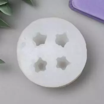 Силиконовый молд, форма для заливки 3D «Земляника», 4 предмета