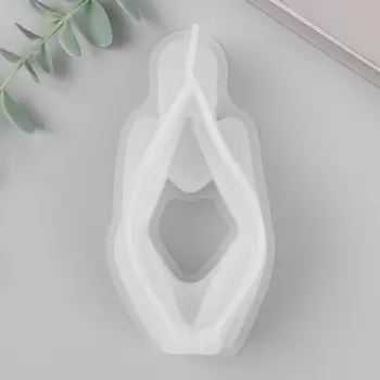 Силиконовый молд, форма для заливки «Абстракция. Ничего не слышу», 4.77.213.8 см