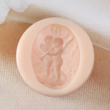 Молд силикон "Ангелы в овале" 3,6х2,7х1 см