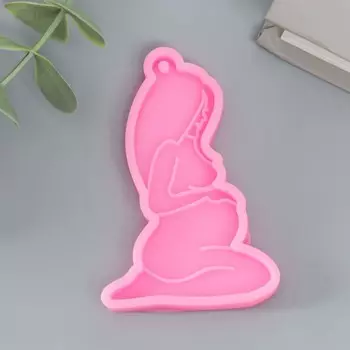 Силиконовый молд, форма для заливки «Будущая мама», 8.56 см