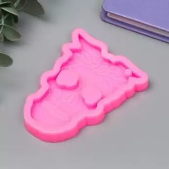 Молд силикон "Череп в бандане" 7,8х6,1 см