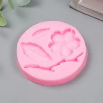 Силиконовый молд, форма для заливки «Цветочек», 4 предмета, 155 см