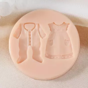 Молд силикон "Детская одежда" 4,1х3х0,3 4,5х3,7х0,3 см