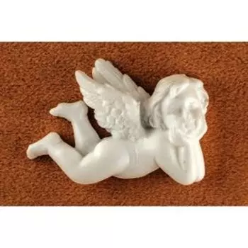 Молд силикон для полимерной глины №095 "Ангелок лежащий" 3,5х2,5 см МИКС