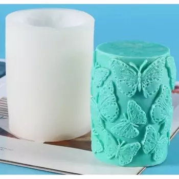 Молд силиконовый для свечи «Бабочки» 8.38.310.4 см