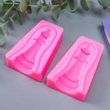 Молд силикон "Ферзь" набор 2 шт 5,9х2,6 см